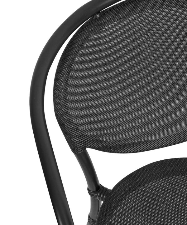 Lyon Black Arm Chair - Image 2