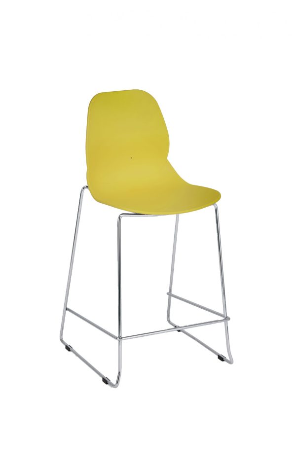 Shoreditch Mid Height Stool E Frame - Image 4
