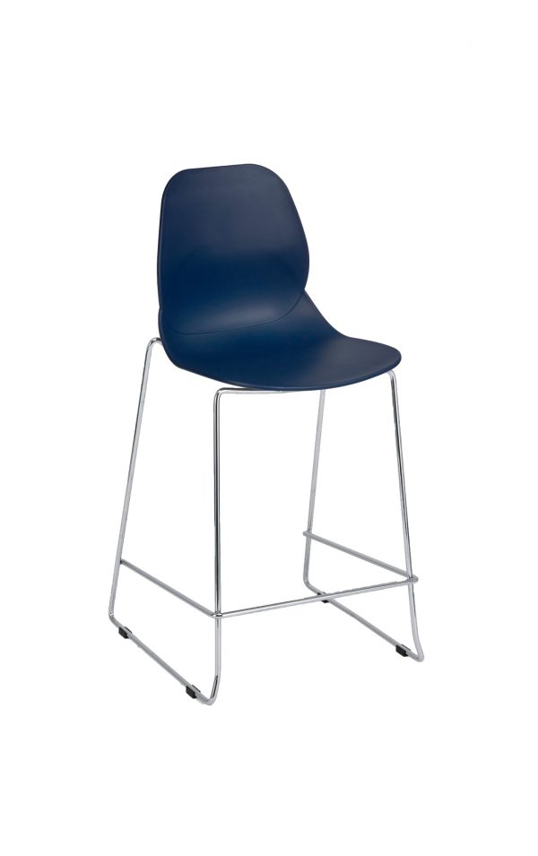 Shoreditch Mid Height Stool E Frame - Image 3