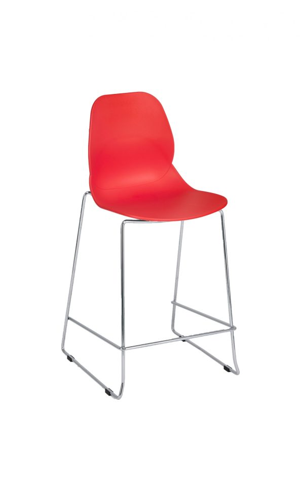 Shoreditch Mid Height Stool E Frame - Image 2