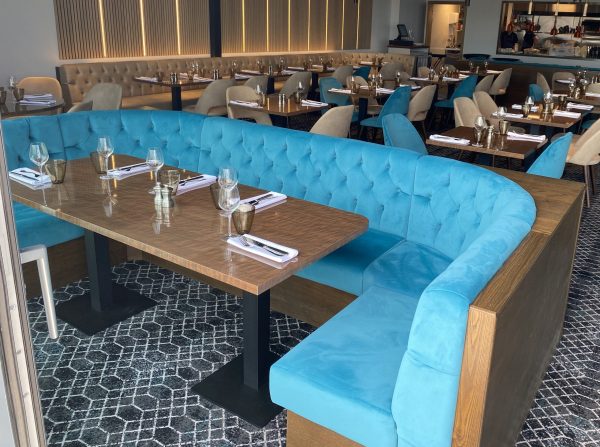Curved Banquette Seating (made to order)